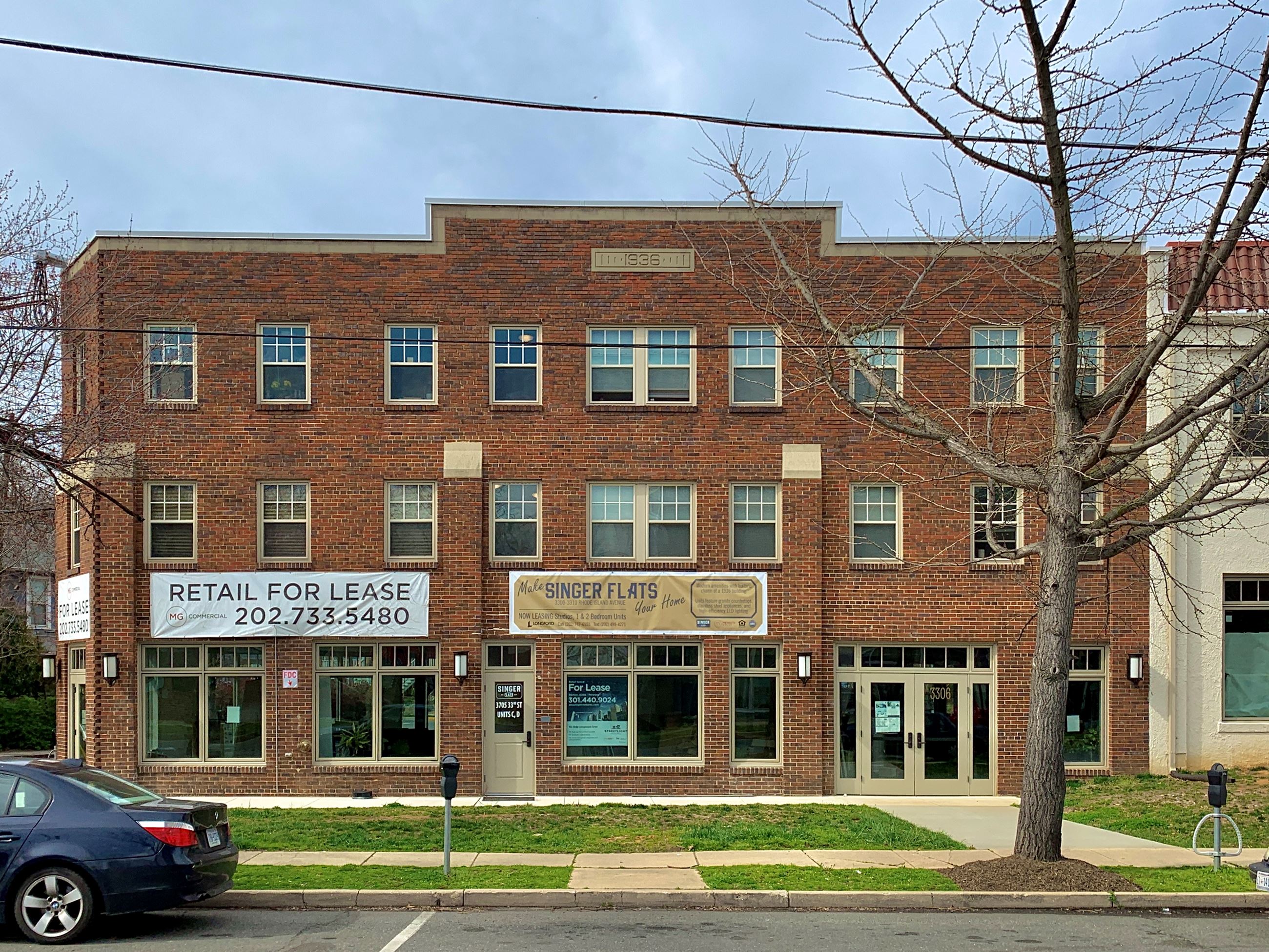 Singer Building - 3300 Rhode Island Ave., Mt. Rainier, MD