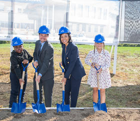 County Executive Alsobrooks attending ground breaking of Fairwood Elementary