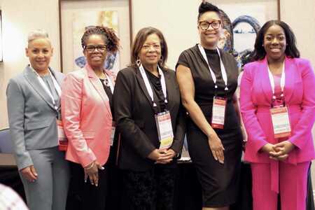 Group picture of ladies who attended on the County's behalf