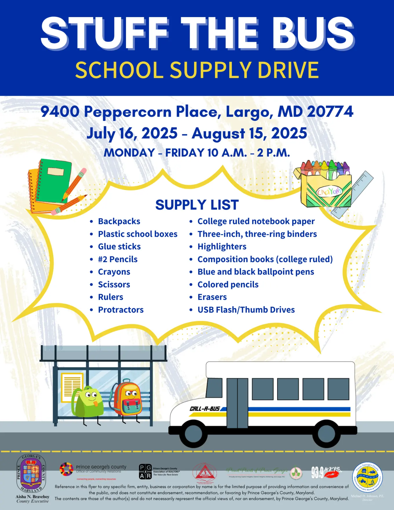 Stuff The Bus 2025 Flyer