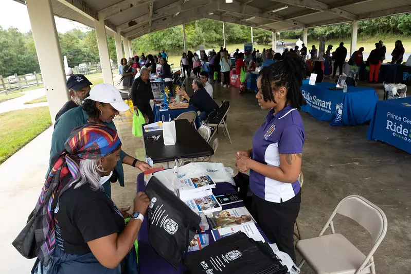 Vendor Village at the Senior Picnic