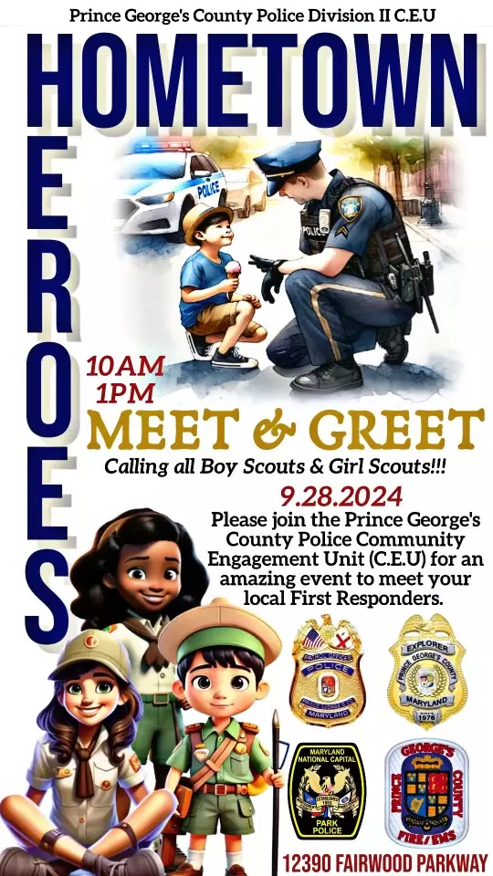 PGPD Hometown Heroes Meet and Greet