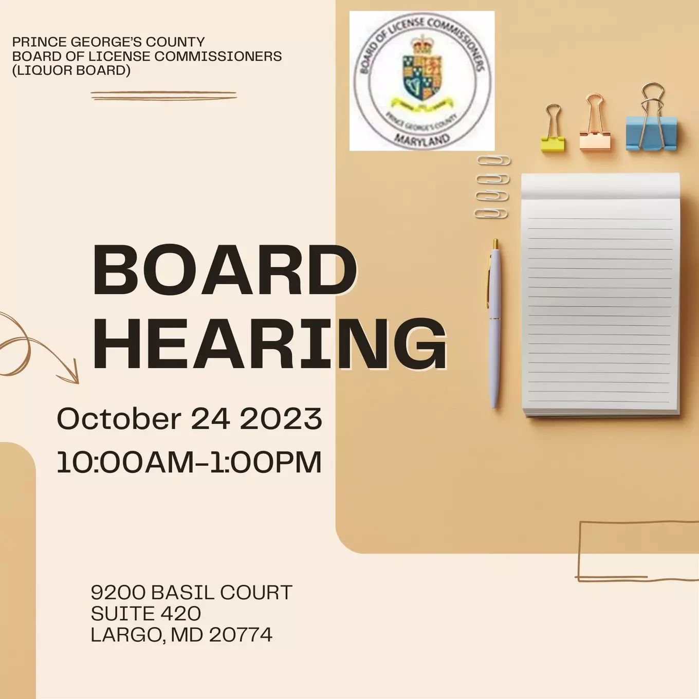 Liquor Board Hearing