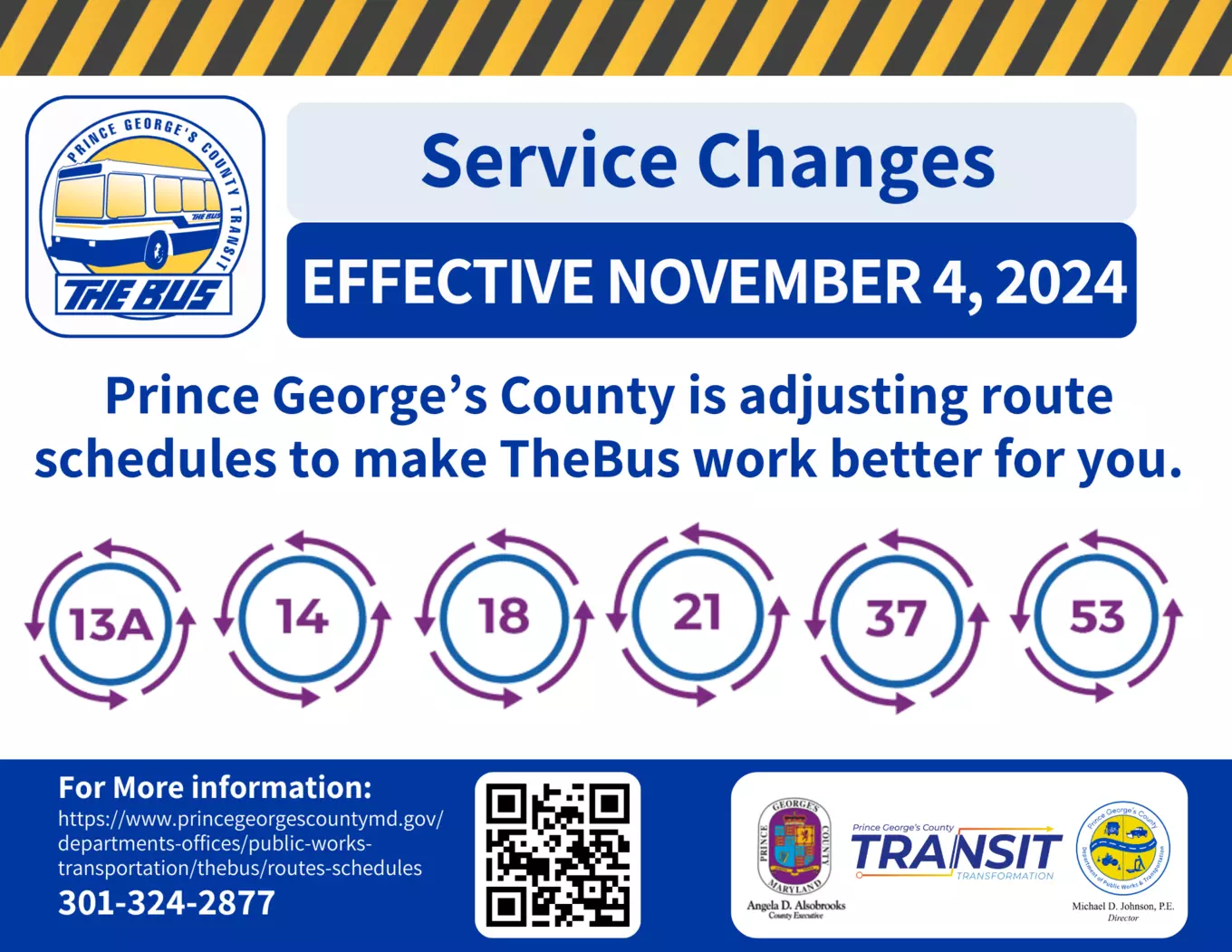 Fall Service Changes