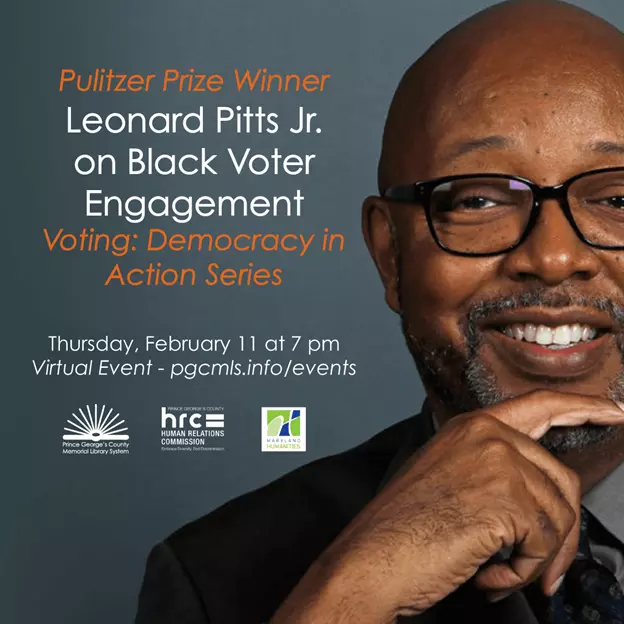 Leonard Pitts Jr. Event Flyer 