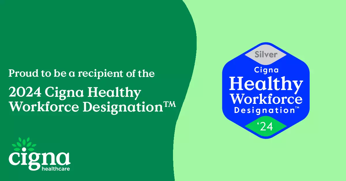 Cigna 2024 Healthy Workforce Designation Silver Level