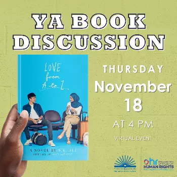 Ya Book Discussion Event Flyer