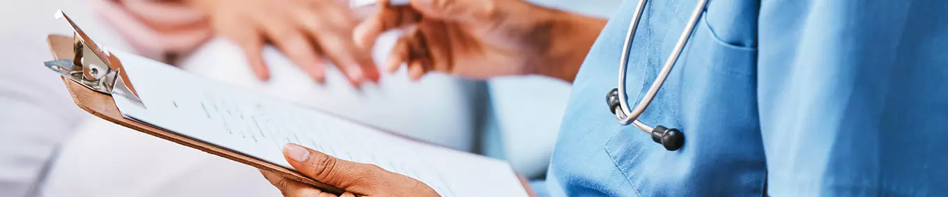 Someone seeking medical advice from a nurse or medical professional.