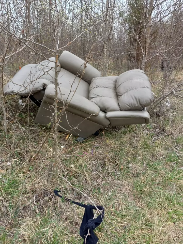 dumped chair