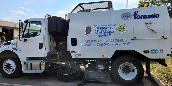 Prince George's County Street Sweeper