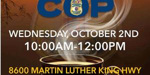 Landover Coffee With a Cop October Meeting