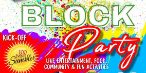 100 Events of Summer Kickoff 2025 Flyer