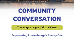 IMAGE: Community Conversation Thursdays at 4 PM