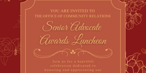 Senior Advocate Awards Luncheon Flyer