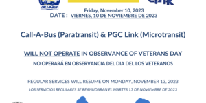 Public Notice Veterans Day #2 Flyer