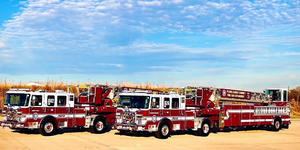 fire trucks