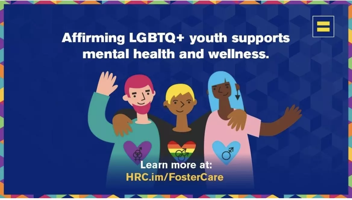 Drawing of youth - Affirming LGBTQ+ youth supports mental health and awareness