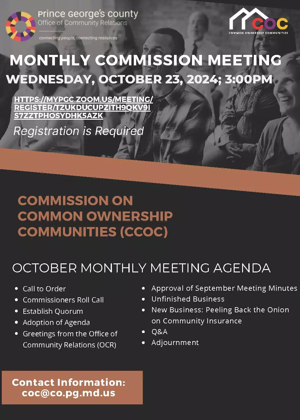 CCOC October 24 Meeting