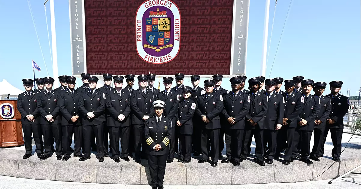 Members of Fire/EMS Recruit Class 67