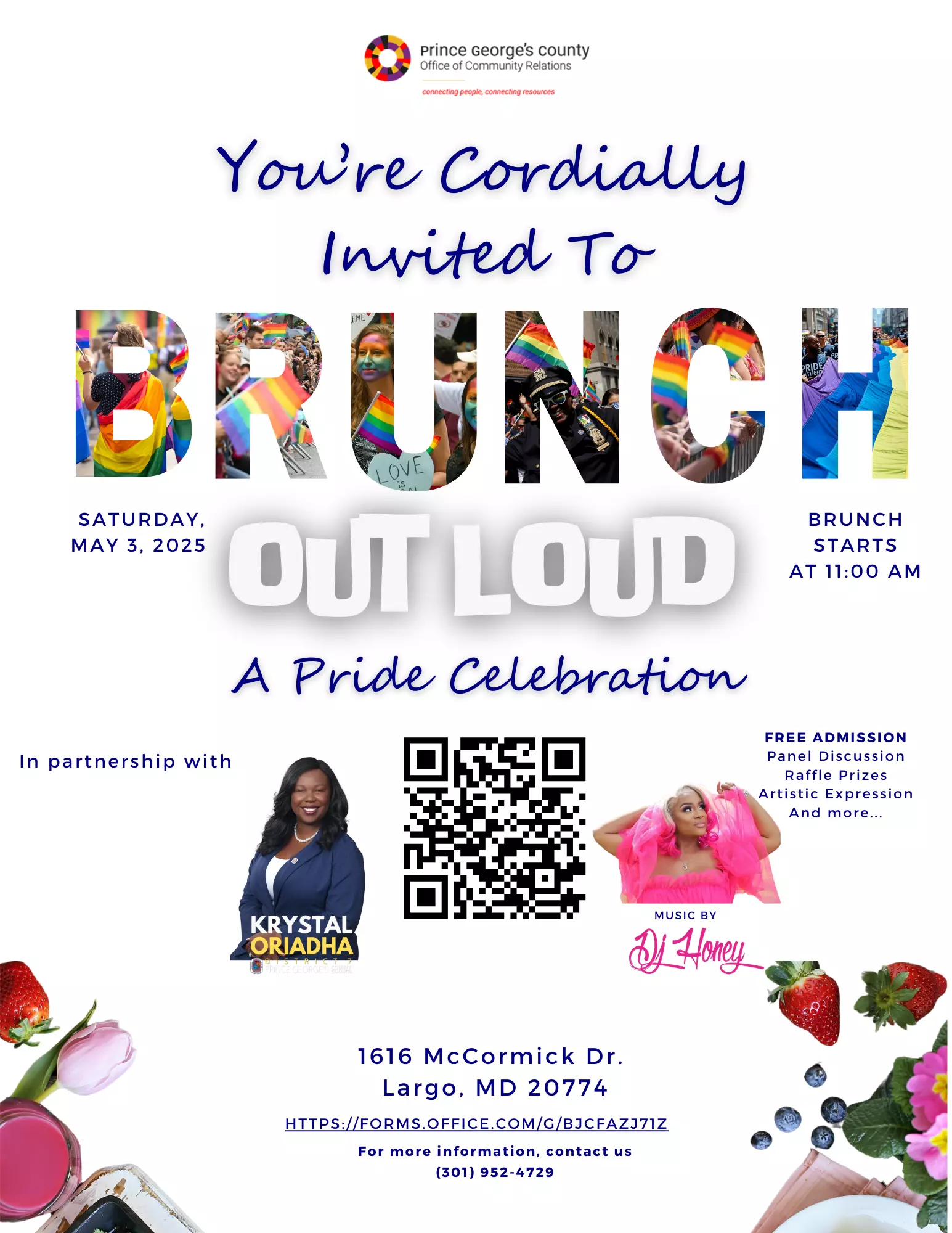 Brunch out loud flyer 2
